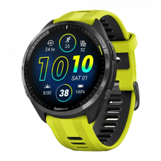 Спортивний годинник Garmin Forerunner 965 Carbon Gray Titanium Bezel w. Black Case and Amp Yell/BlackS.Band (010-02809-02/12) UA