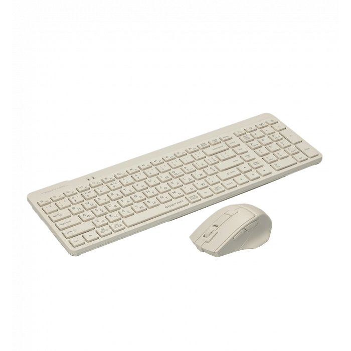 A4Tech Fstyler FG2400 Air (Beige), комплект бездротовий клавіатура з мишою, колір бежевий