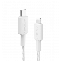 Кабель ANKER 322 USB-C to Lightning - 1.8m Nylon (Білий)