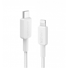 Кабель ANKER 322 USB-C to Lightning - 1.8m Nylon (Білий)