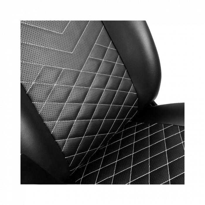 Крісло Noblechairs ICON Black/Platinum White