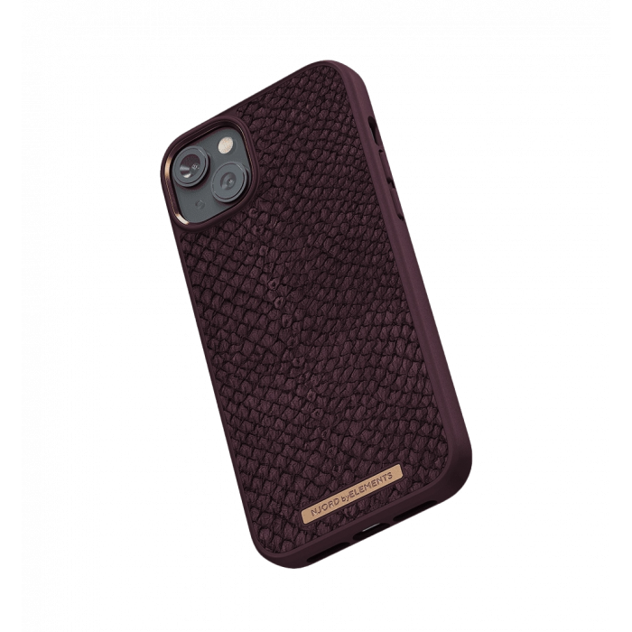 Чохол Njord Salmon Leather MagSafe Case Rust for iPhone 14 (NA41SL03)
