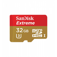 Memory card Sandisk microSDHC 32GB Extreme Action A1 Class 10 V30 UHS-I U3 (SDSQXAF-032G-GN6AA)