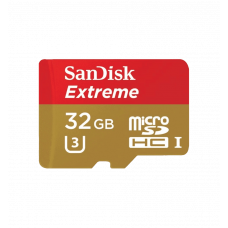 Memory card Sandisk microSDHC 32GB Extreme Action A1 Class 10 V30 UHS-I U3 (SDSQXAF-032G-GN6AA)