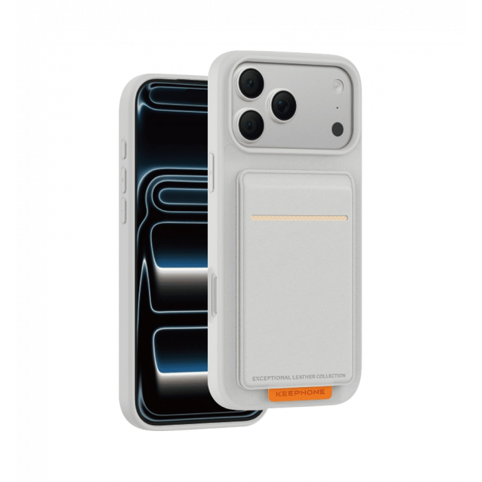 Cover Keephone SUEDEA MagSafe Case for 17 Pro Max Light Gray (KPSUDA17PMGY)
