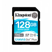 Карта пам'яті Kingston 128GB SDXC C10 UHS-I Canvas Go! Plus 170R/90W U3 V30 (SDG3/128GB)