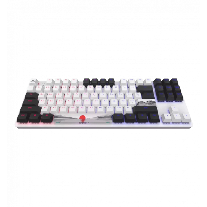 Ігрова клавіатура DARK PROJECT One - 87 Fuji - Mech. G3MS ISO (DE) Біла / Дизайн