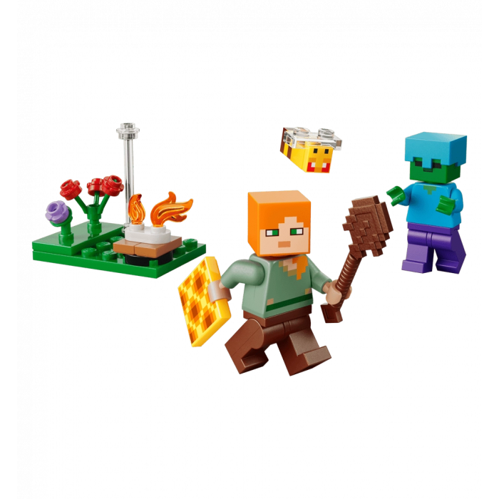 Конструктор LEGO Minecraft Конфлікт біля багаття Алекса