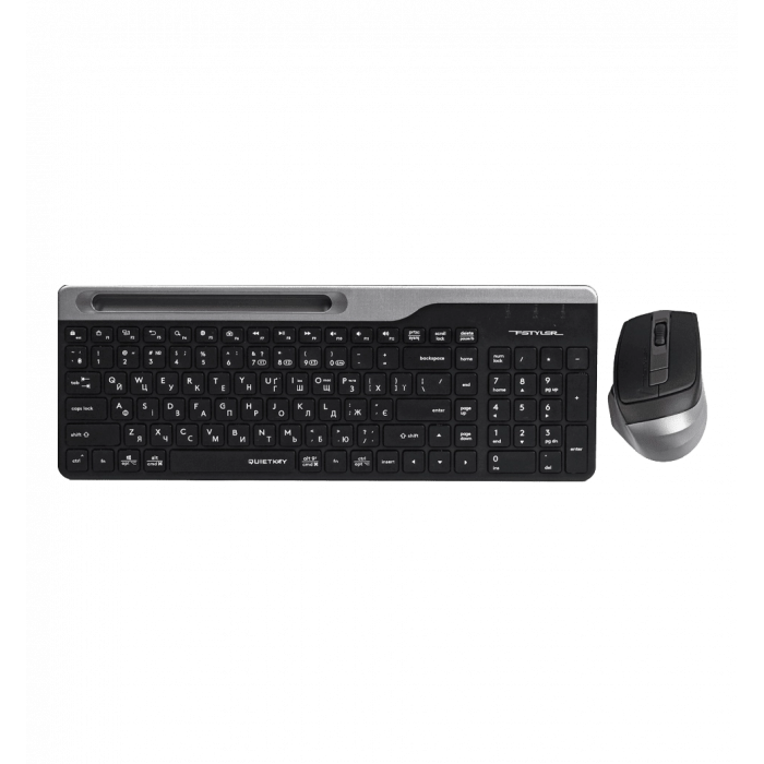 Комплект A4Tech Fstyler FB2535CS клавіатура з мишою , USB, колір димчато-сірий
