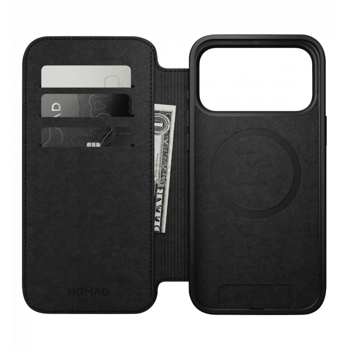 Чохол Nomad Modern Leather Folio Black for iPhone 17 Pro (NM014193858)