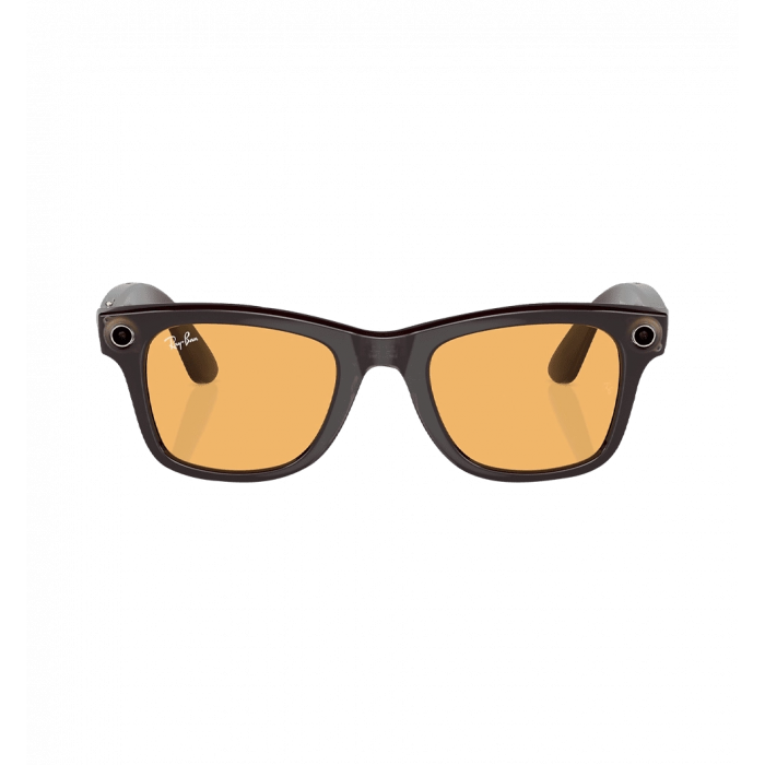 Смарт-окуляри Ray-Ban Meta Wayfarer Shiny Rebel Black/Amber size L (RW4006 675385 50-22)