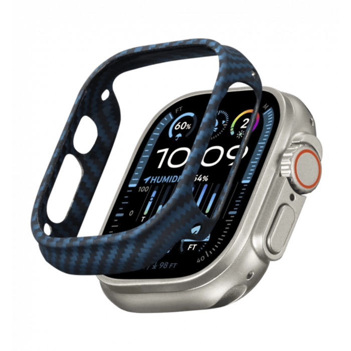 Чохол Pitaka Air Case Black/Blue for Apple Watch Ultra 2/Ultra 49mm (KW2302A)