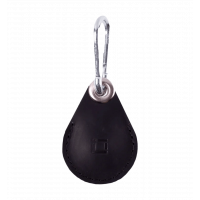 Leather case INCARNE Key Tag for AirTag black