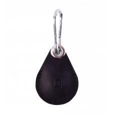 Шкіряний чохол INCARNE Key Tag для AirTag чорний