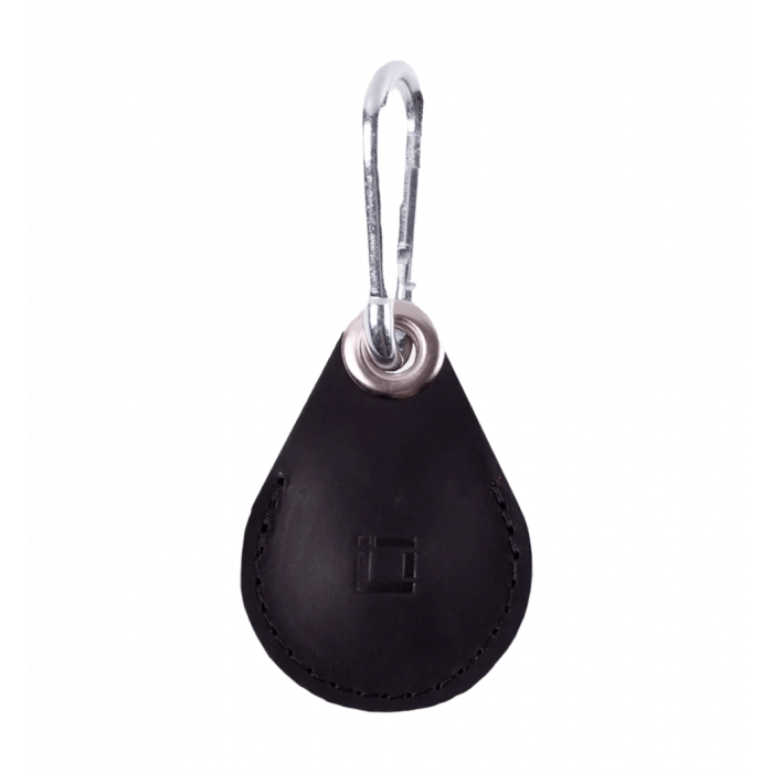 Шкіряний чохол INCARNE Key Tag для AirTag чорний