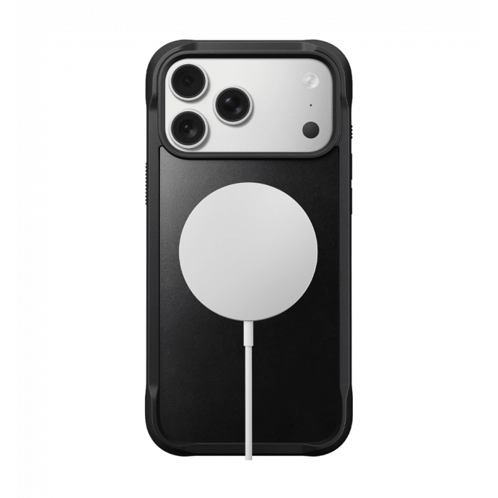 Чохол Nomad Rugged Leather Horween Black for iPhone 17 Pro (NM011802858)
