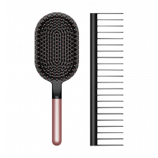 Dyson Набір щіток -designed Paddle brush and Detangling comb Rosе/Black (965003-05)