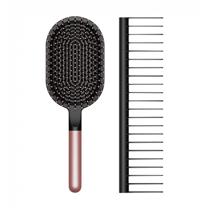 Dyson Набір щіток -designed Paddle brush and Detangling comb Rosе/Black (965003-05)
