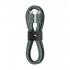 Кабель Native Union Belt Cable USB-C to USB-C Slate Green (1.2 m) (BELT-C-GRN-2-NP)