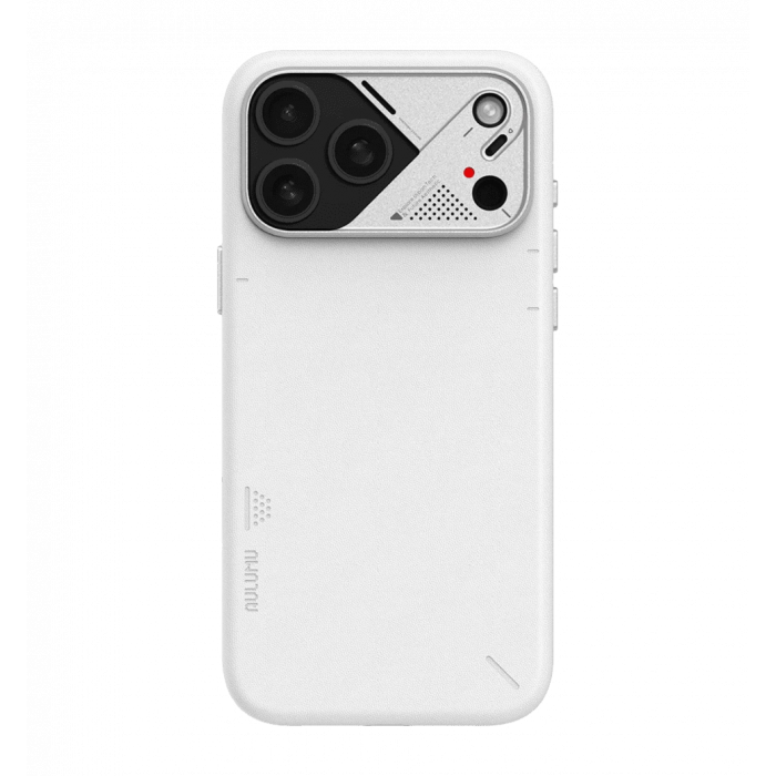 Чохол AULUMU A17 vegan leather case  vegan leather case only for iPhone 17 Pro Max White