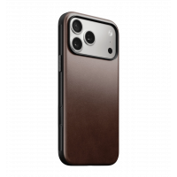 Чохол Nomad Modern Leather Horween Rustic Brown для iPhone 17 Pro Max (NM014247858)