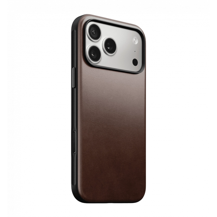 Чохол Nomad Modern Leather Horween Rustic Brown для iPhone 17 Pro Max (NM014247858)