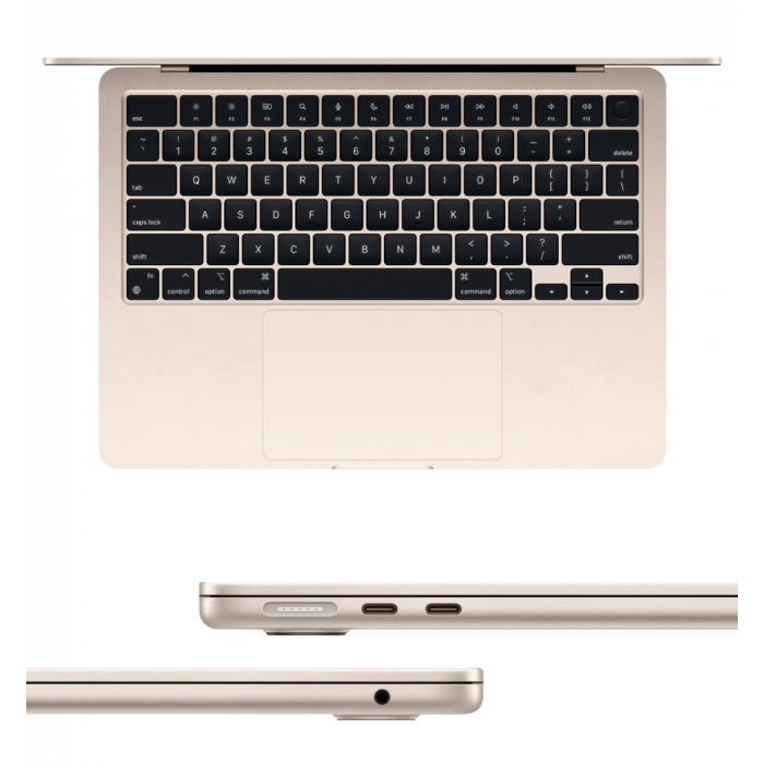 MacBook Air 15" Apple M3/8CPU/10GPU/8GB/256GB SSD/Starlight (MRYR3)