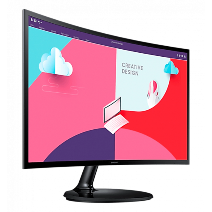 Монитор 24" SAMSUNG Essential Curved Monitor S3 S36C VA FullHD 75Hz