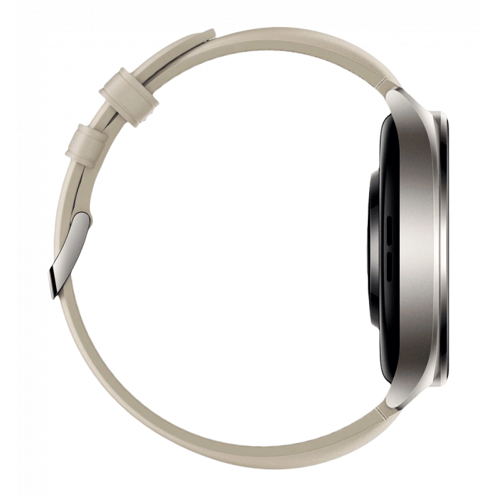 Смарт-годинник Xiaomi Watch 2 Titan Gray Case White Leather Strap (BHR9306GL)