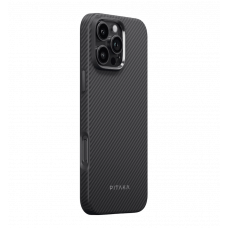Чохол Pitaka Military-Grade Protective Case Classic Twill 600D Black/Grey for iPhone 16 Pro (KI1601PPA)