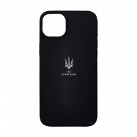 Чохол Silicon Case I'm Ukraine iPhone 14 Plus Black
