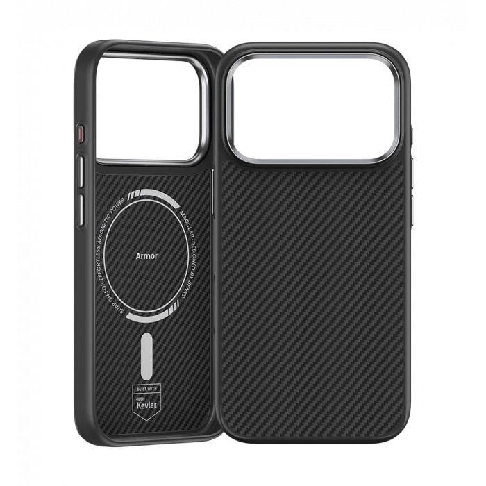 Чохол Benks Armor Air Phone Case Built with Kevlar® iP17 Pro Max (600D/Black)