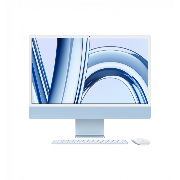 iMac 24" Retina 4,5K/M3/8GB/8CPU/8GPU/256GB SSD/Blue 2023 (MQRC3)