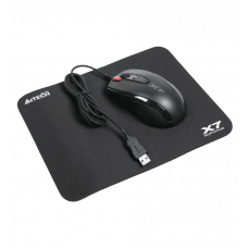 Комплект миша A4Tech X-710BK+ килимок X7-200MP