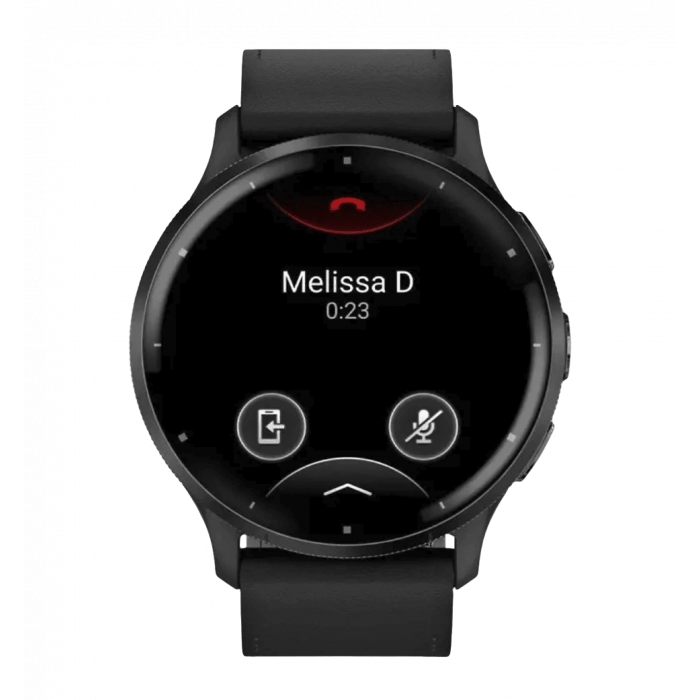 Смарт-годинник Garmin Venu 3 Slate S. Steel Bezel w. Black Case and Leather Band (010-02784-52/02) UA