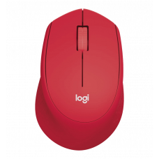 LOGITECH M330 SILENT PLUS Wireless Mouse - RED (910-004911)