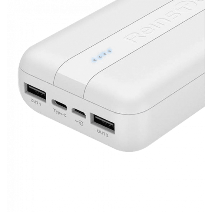 Доп батерея Reinston 20000mAh EPB028 (White)