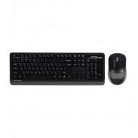 A4Tech Fstyler FG1010, комплект бездротовий клавіатура з мишою, чорний+сірий колір
