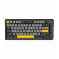 Ігрова механічна клавіатура Ajazz AK820 MAX Magnetic switches-Black-Gray-Yellow-RGB