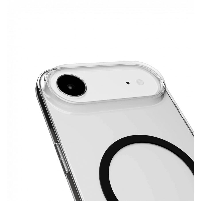 Чохол Puro Cover in TPU+PC "LITE MAG" with Magsafe for iPhone 17 Air, Transparent Black (PUIPC1766LITEMBLK)