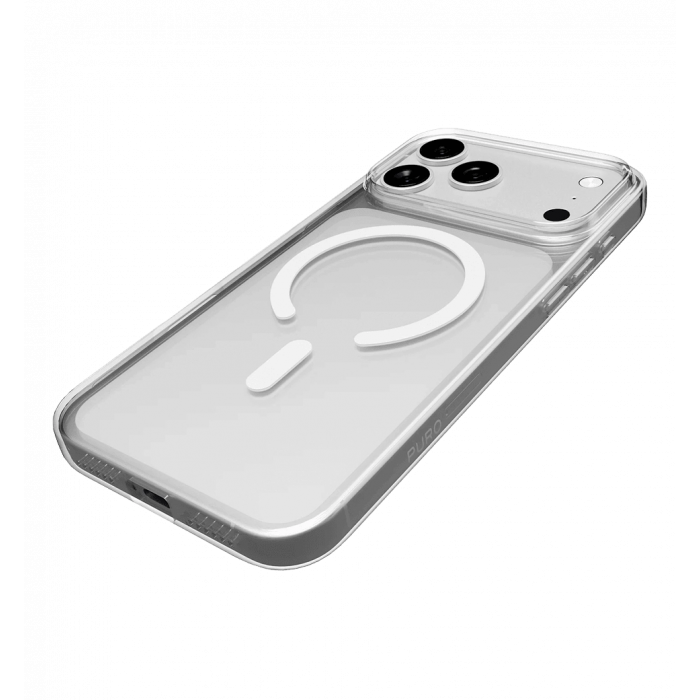 Чохол Puro Cover in TPU+PC "LITE MAG" with Magsafe for iPhone 17 Pro Max, transparent PUIPC17P69LITEMAGTR