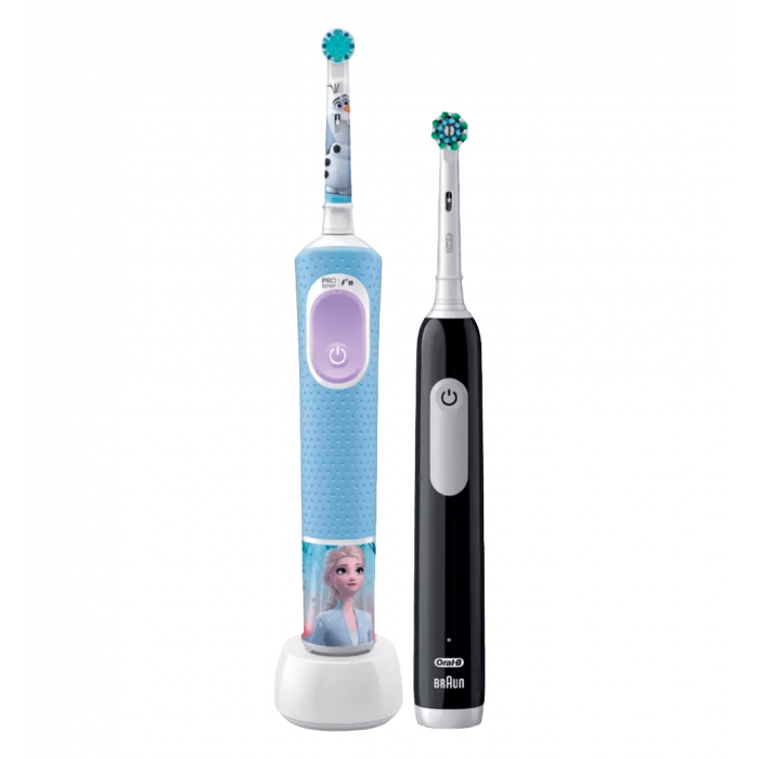 Зубная щетка BRAUN Oral-B D103 Frozen (3+) + Pro 1 D305 (Family Edition)