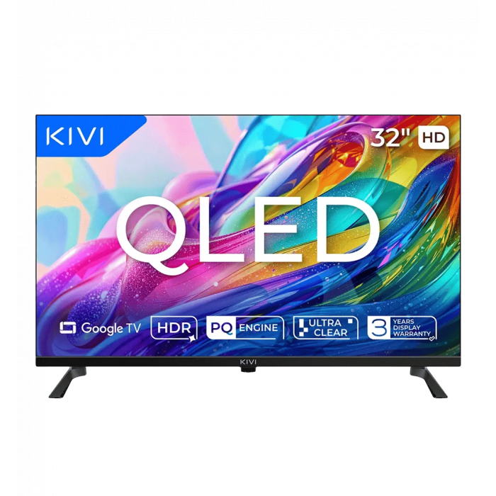 Телевизор KIVI 32, QLED, HD, Google TV 32H820KB