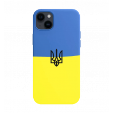 Силиконовый чехол Чохол Украина с трезубцем iPhone 14 Plus