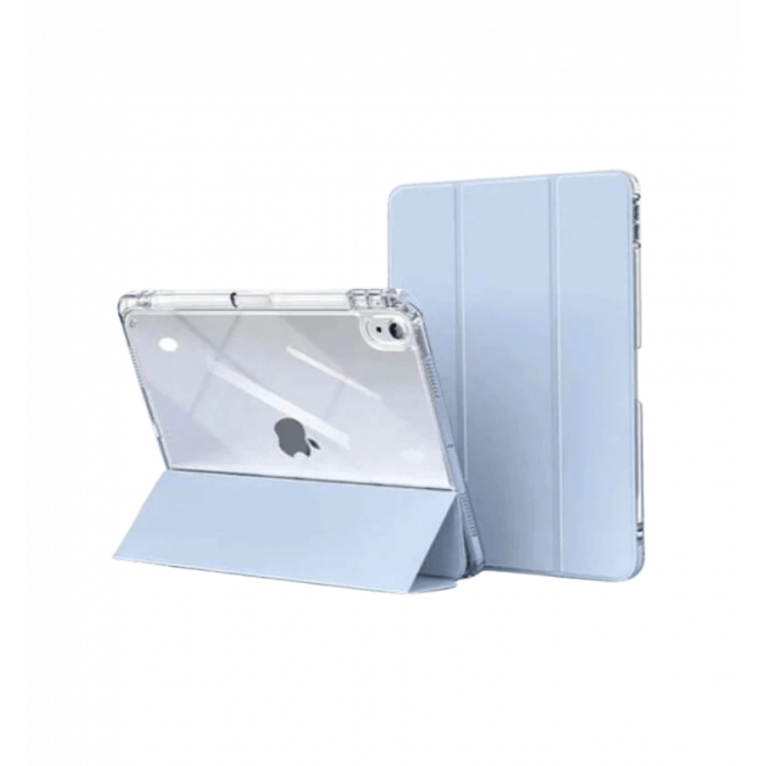 Чохол Comma для iPad 10.9" [2022] Joy PU Case with Pen Holder Series (Blue)