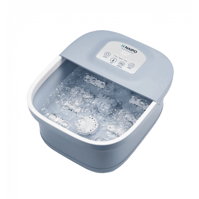Спа-масажер NAIPO Foot Spa Massager для ніг з підігрівом, вібрацією та функцієюмасажу Шиатцу з діста
