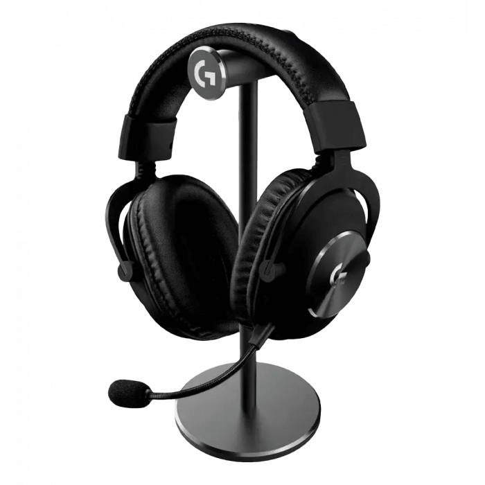 Гарнитура LOGITECH G Pro X USB black с подставкой для наушников (991-000358)