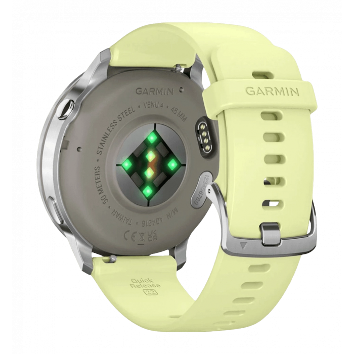 Smart watch Garmin Venu 4 45 mm Silver with Citron Silicone Band (010-03014-02)