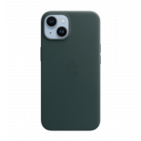 Чохол шкіряний iPhone 14 Leather Case with MagSafe Forest Green (MPP53)