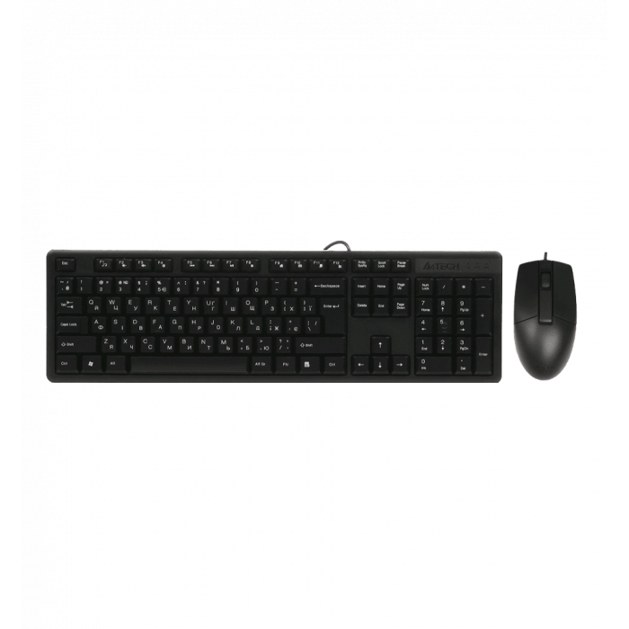 Комплект клавіатура+мишка KK-3+OP-330S, USB, Чорна